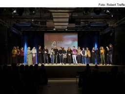 Fotos der Preisverleihung des Kurzfilmfestivals "20minmax"